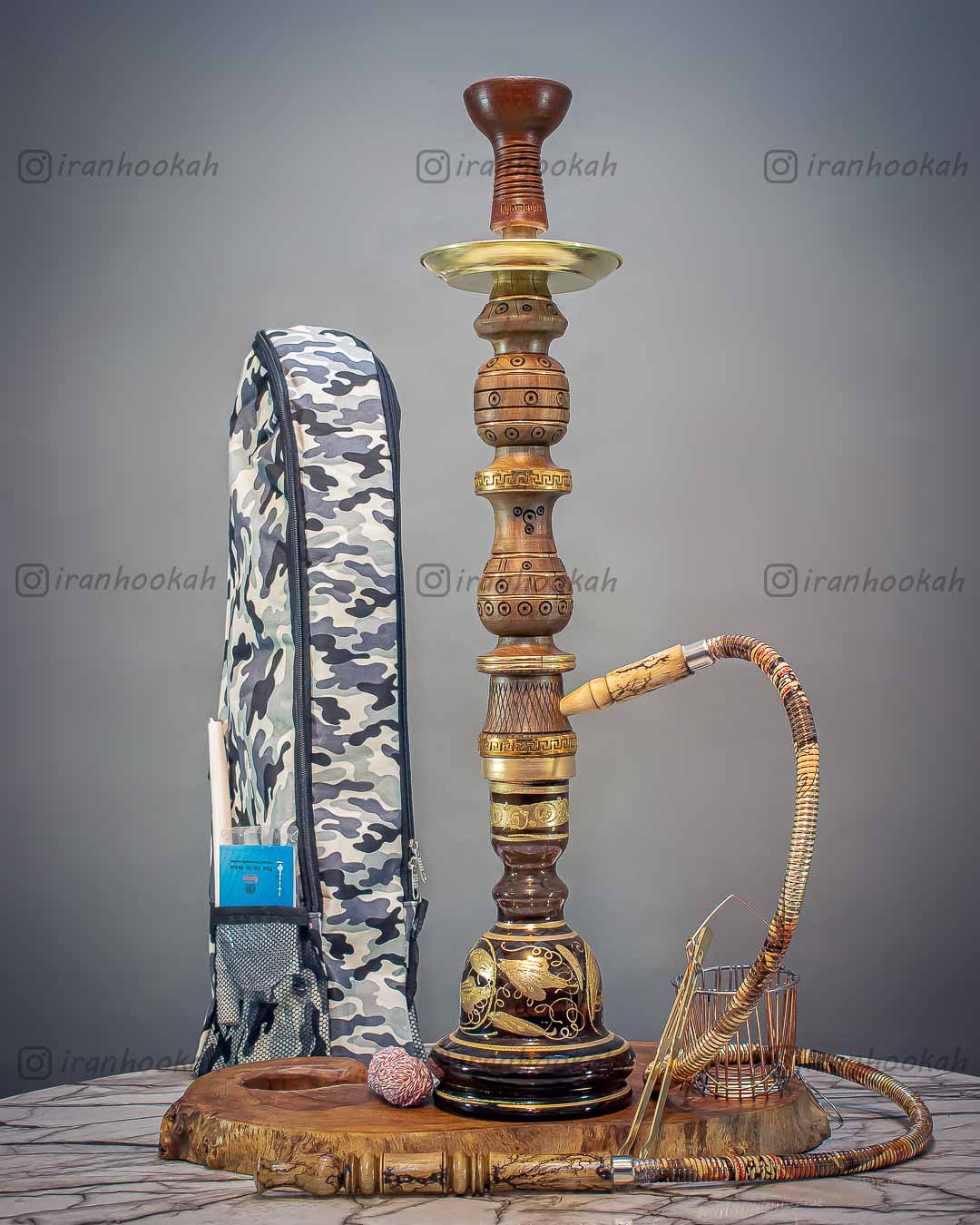  قیمت خرید تنه قلیان چوبی عکس قلیون چوبی فروش قلیان چوبی 