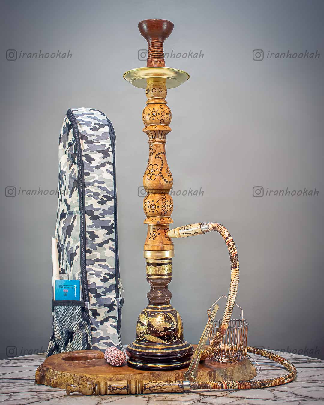  قیمت خرید تنه قلیان چوبی عکس قلیون چوبی فروش قلیان چوبی 