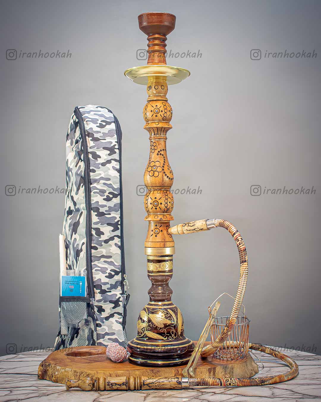  قیمت خرید تنه قلیان چوبی عکس قلیون چوبی فروش قلیان چوبی 