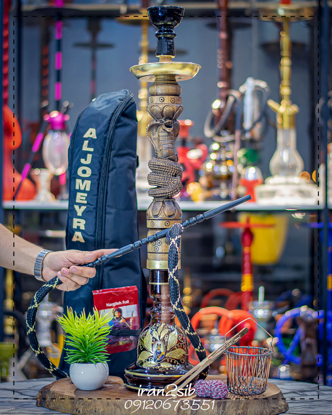  قیمت خرید تنه قلیان چوبی عکس قلیون چوبی فروش قلیان چوبی 