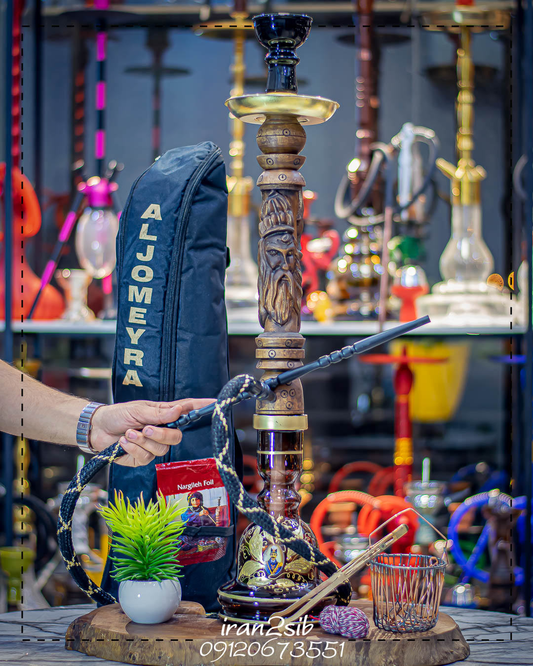  قیمت خرید تنه قلیان چوبی عکس قلیون چوبی فروش قلیان چوبی 