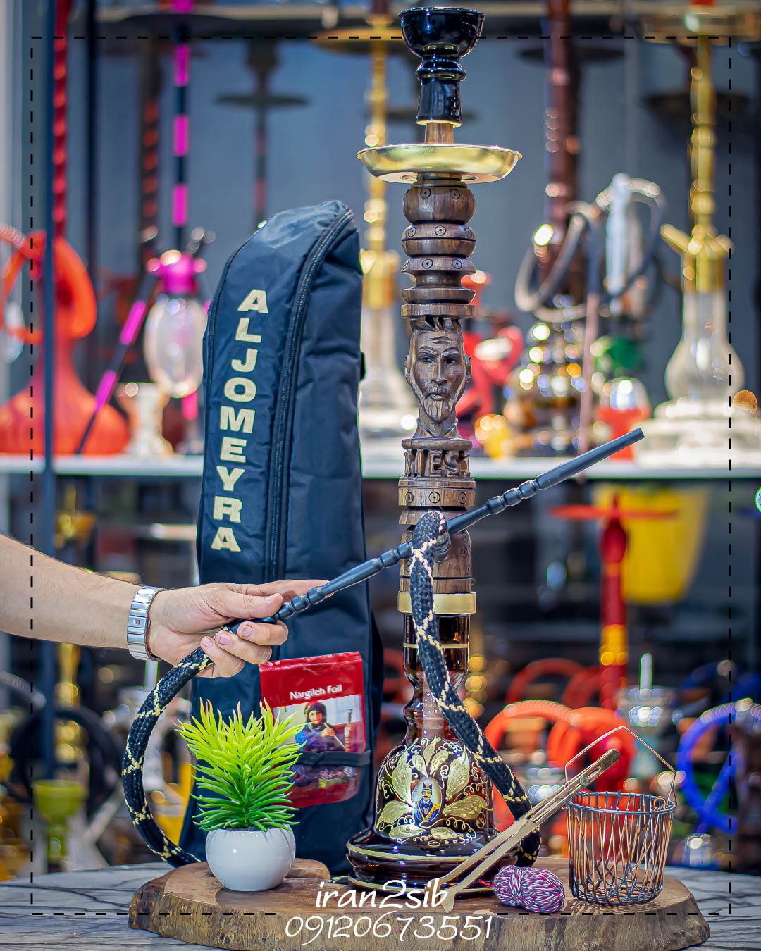  قیمت خرید تنه قلیان چوبی عکس قلیون چوبی فروش قلیان چوبی 