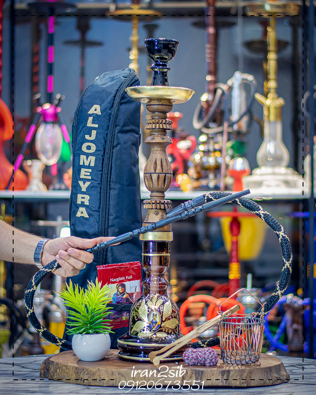  قیمت خرید تنه قلیان چوبی عکس قلیون چوبی فروش قلیان چوبی 