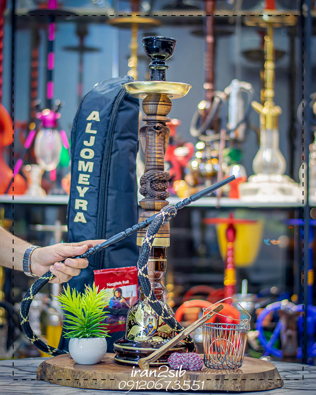  قیمت خرید تنه قلیان چوبی عکس قلیون چوبی فروش قلیان چوبی 