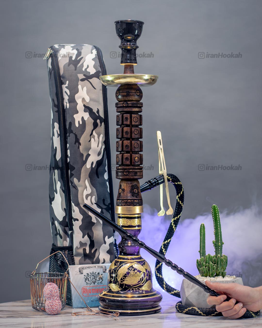  قیمت خرید تنه قلیان چوبی عکس قلیون چوبی فروش قلیان چوبی 