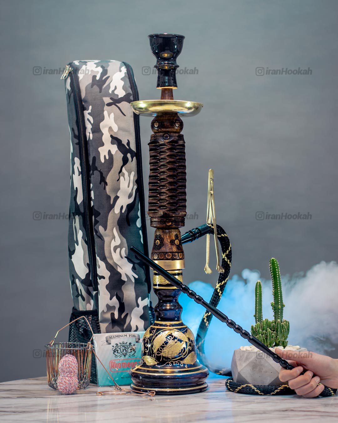  قیمت خرید تنه قلیان چوبی عکس قلیون چوبی فروش قلیان چوبی 