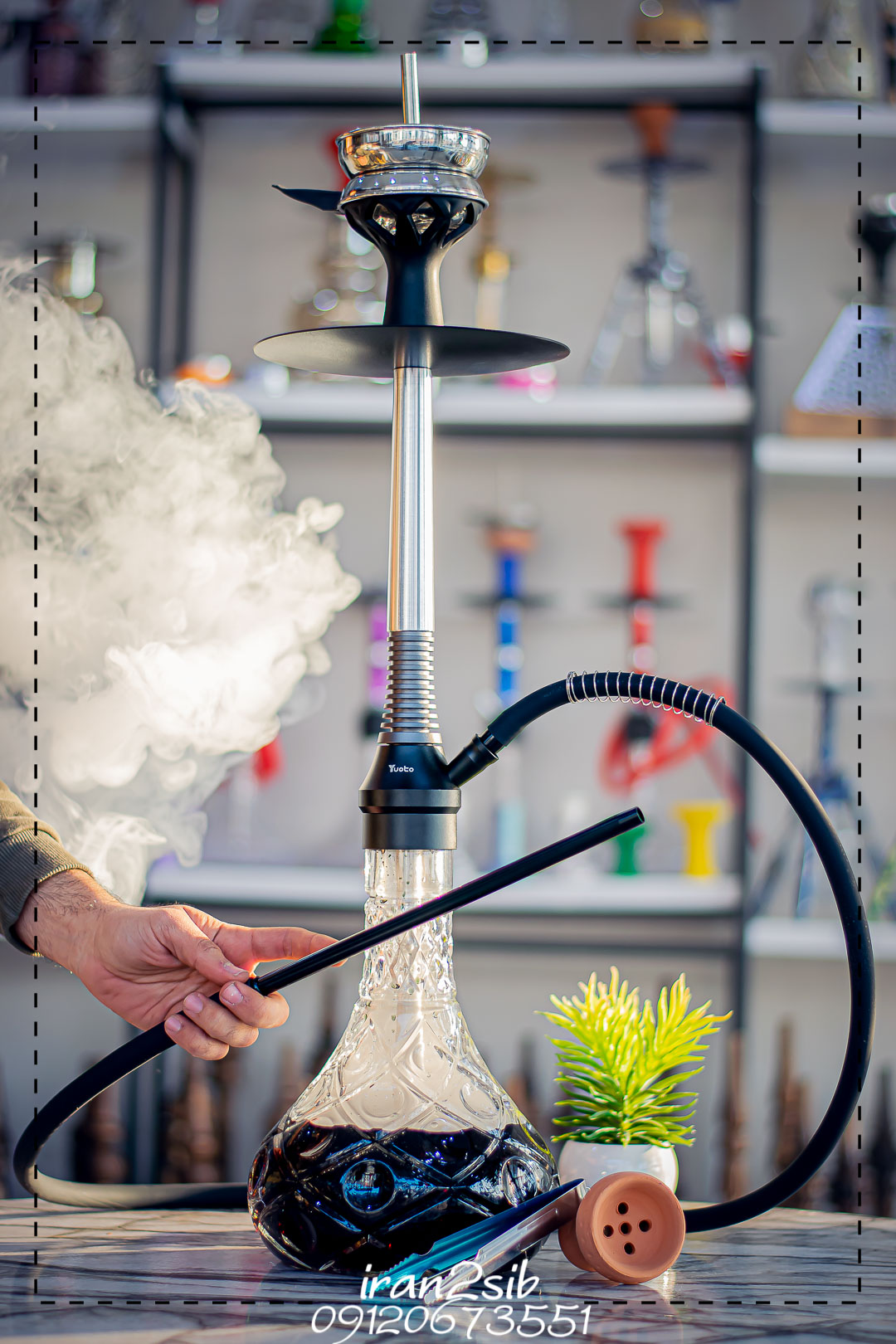 ✔️ فروشگاه قلیان ایران دوسیب - ایران هوکا، قلیان شاپ ⭐  خرید قلیان- فروش قلیان-خرید قلیون-قلیون لاکچری-قلیون فروشی-قلیان حاج اوغلی-شیشه ای-کوچک-مسافرتی-عکس قلیان چوبی- ارزان-عربی-برنجی-شارژی