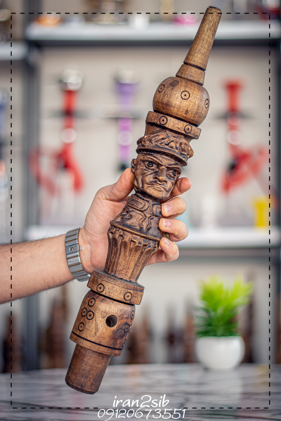  قیمت خرید تنه قلیان چوبی عکس قلیون چوبی فروش قلیان چوبی 