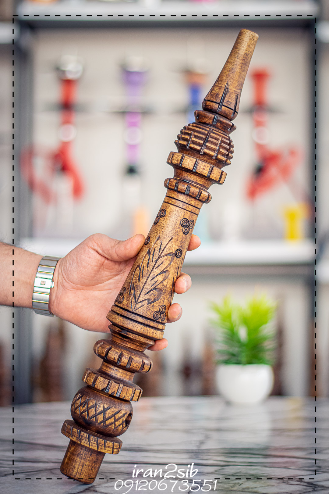  قیمت خرید تنه قلیان چوبی عکس قلیون چوبی فروش قلیان چوبی 