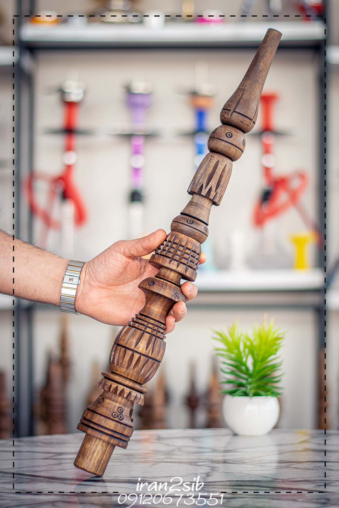  قیمت خرید تنه قلیان چوبی عکس قلیون چوبی فروش قلیان چوبی 