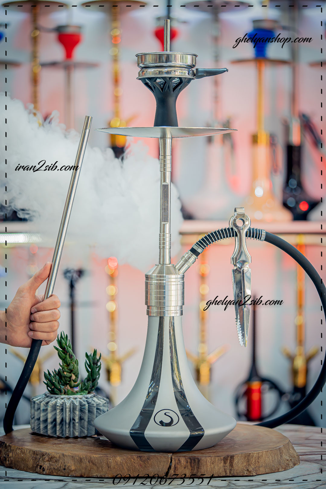  قیمت خرید تنه قلیان mr eds مستر ادس عکس MR EDSقلیون فروش قلیان چوبی 