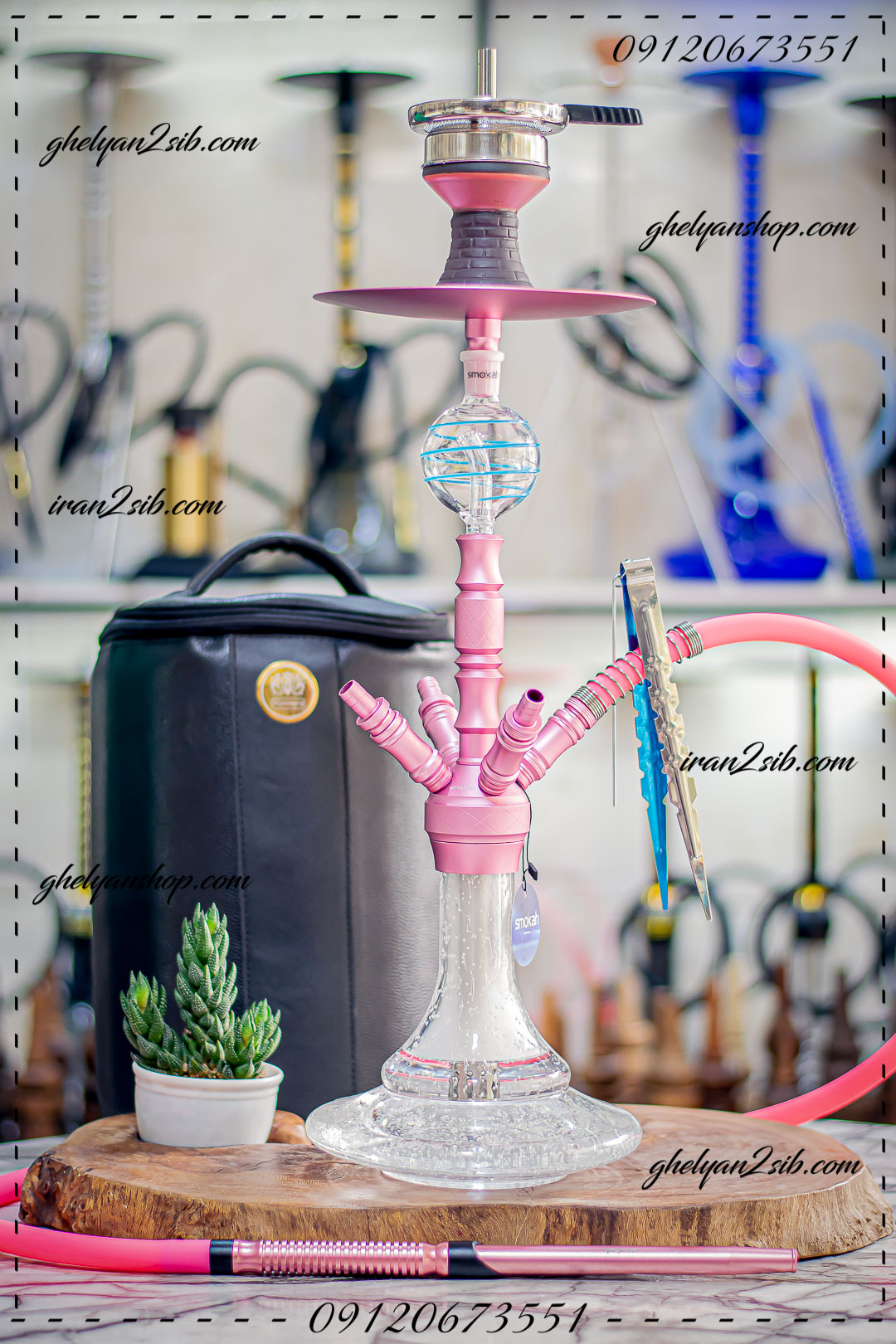  قیمت خرید تنه قلیان smokah اسموکا SMOKAH عکس اسموکا قلیون فروش قلیان چوبی 