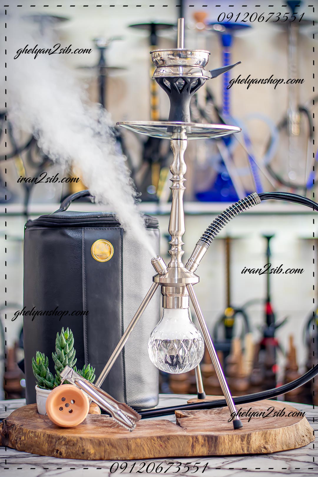  قیمت خرید تنه قلیان mig میگ MIG عکس ولف قلیون فروش قلیان چوبی 