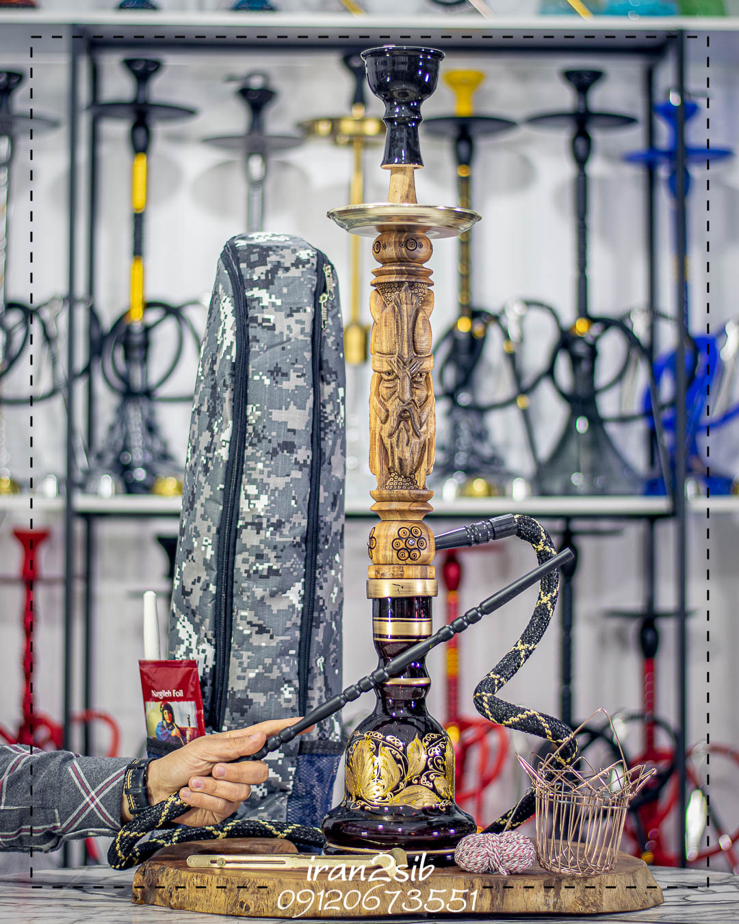  قیمت خرید تنه قلیان چوبی عکس قلیون چوبی فروش قلیان چوبی 