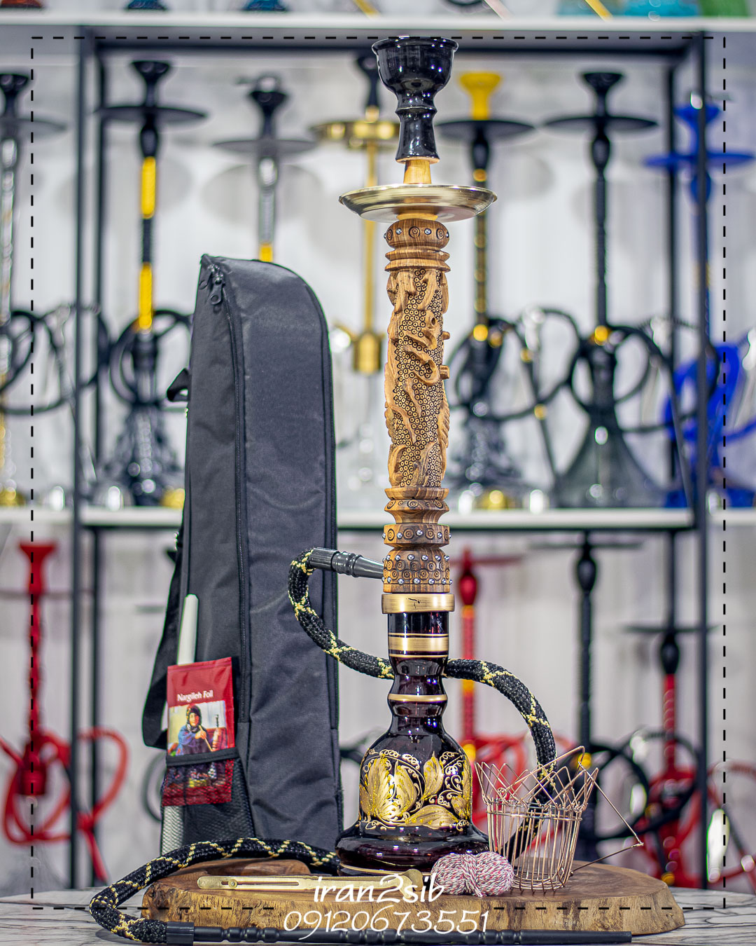  قیمت خرید تنه قلیان چوبی عکس قلیون چوبی فروش قلیان چوبی 