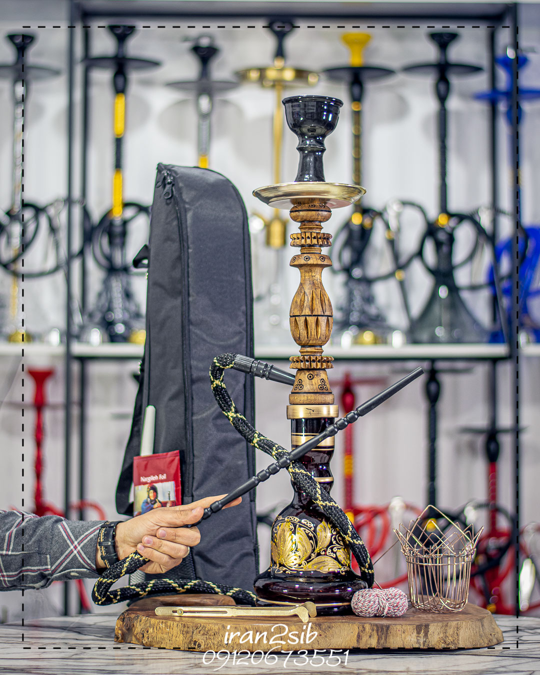  قیمت خرید تنه قلیان چوبی عکس قلیون چوبی فروش قلیان چوبی 