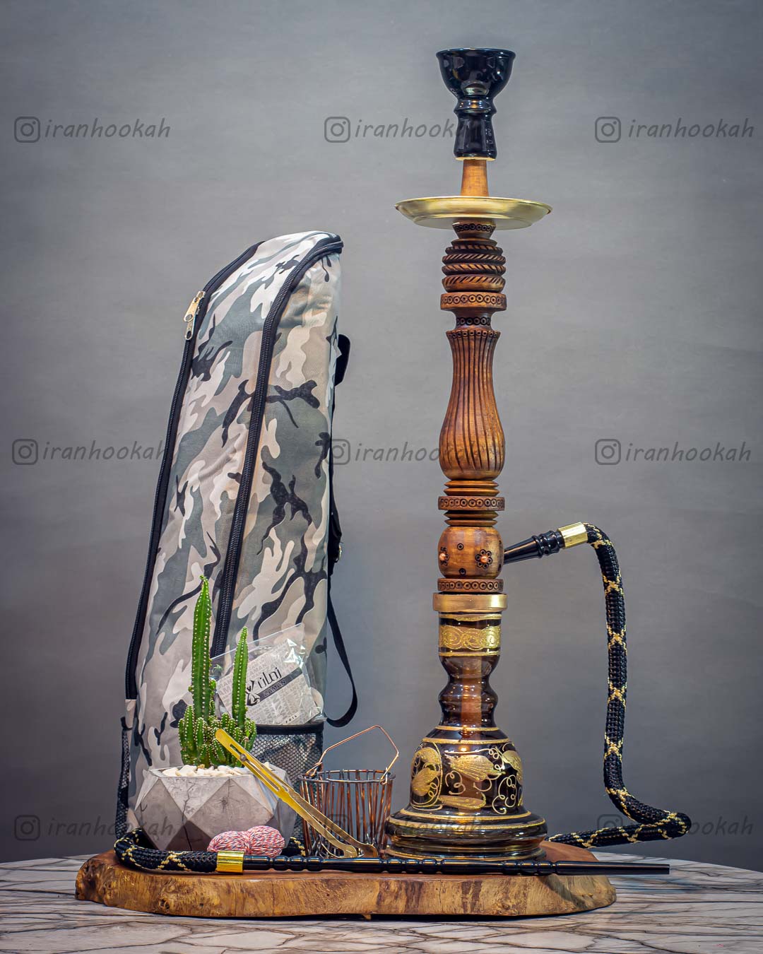  قیمت خرید تنه قلیان چوبی عکس قلیون چوبی فروش قلیان چوبی 