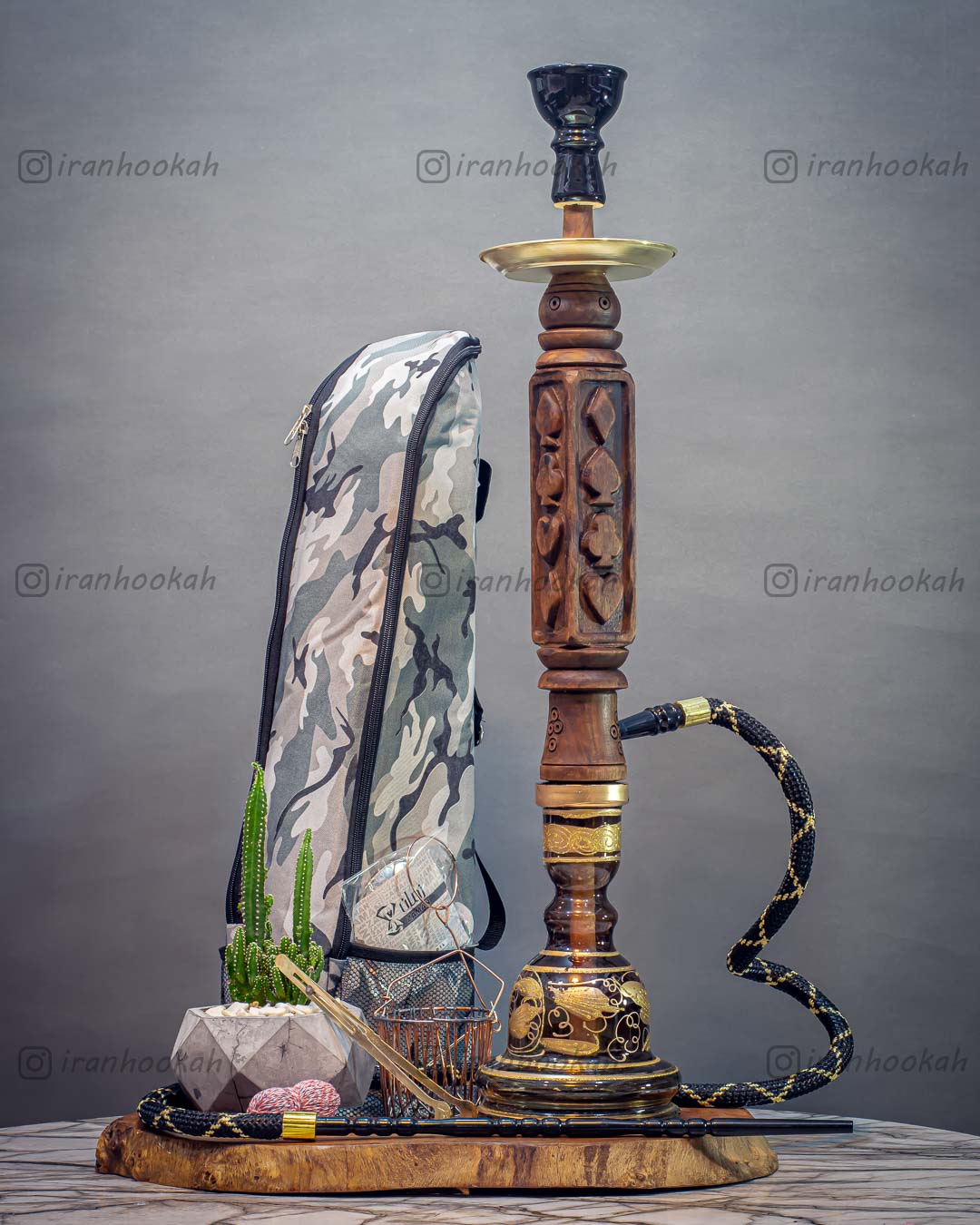  قیمت خرید تنه قلیان چوبی عکس قلیون چوبی فروش قلیان چوبی 