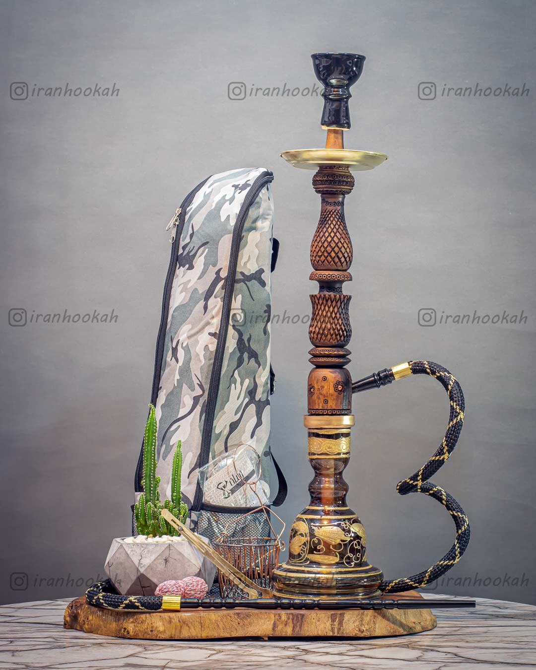  قیمت خرید تنه قلیان چوبی عکس قلیون چوبی فروش قلیان چوبی 