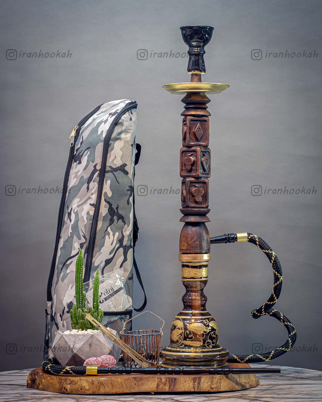  قیمت خرید تنه قلیان چوبی عکس قلیون چوبی فروش قلیان چوبی 