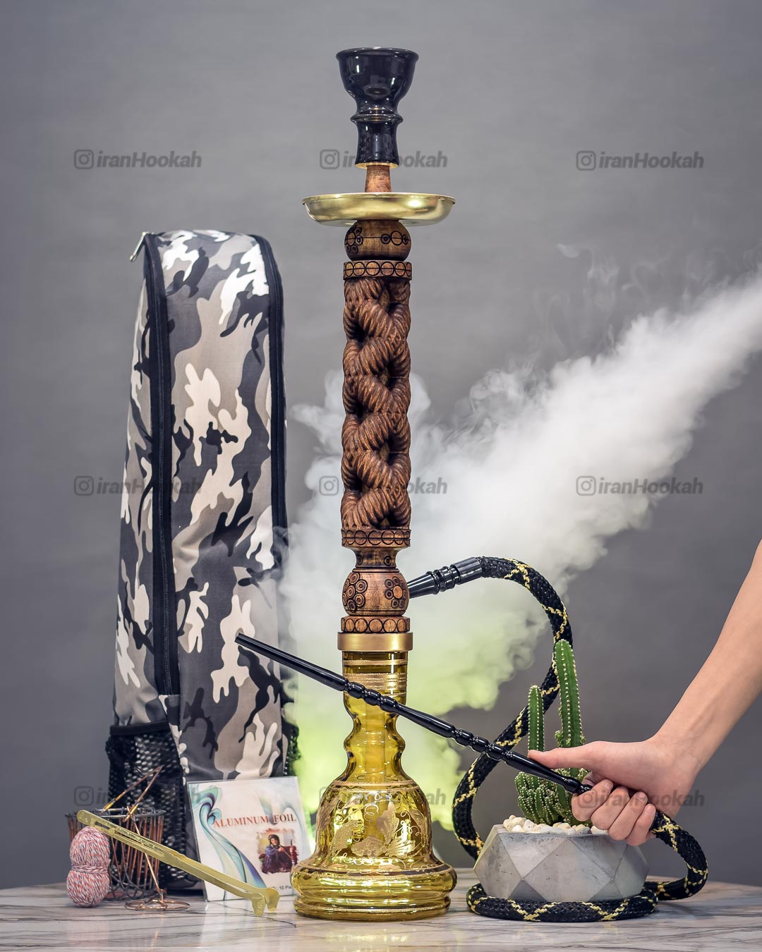  قیمت خرید تنه قلیان چوبی عکس قلیون چوبی فروش قلیان چوبی 