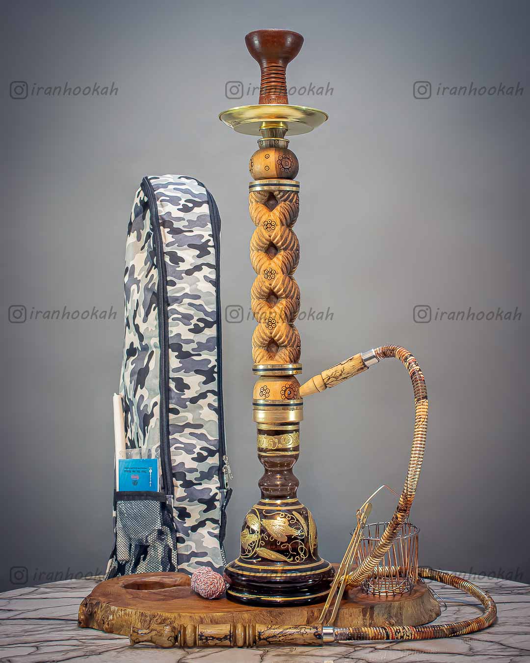  قیمت خرید تنه قلیان چوبی عکس قلیون چوبی فروش قلیان چوبی 