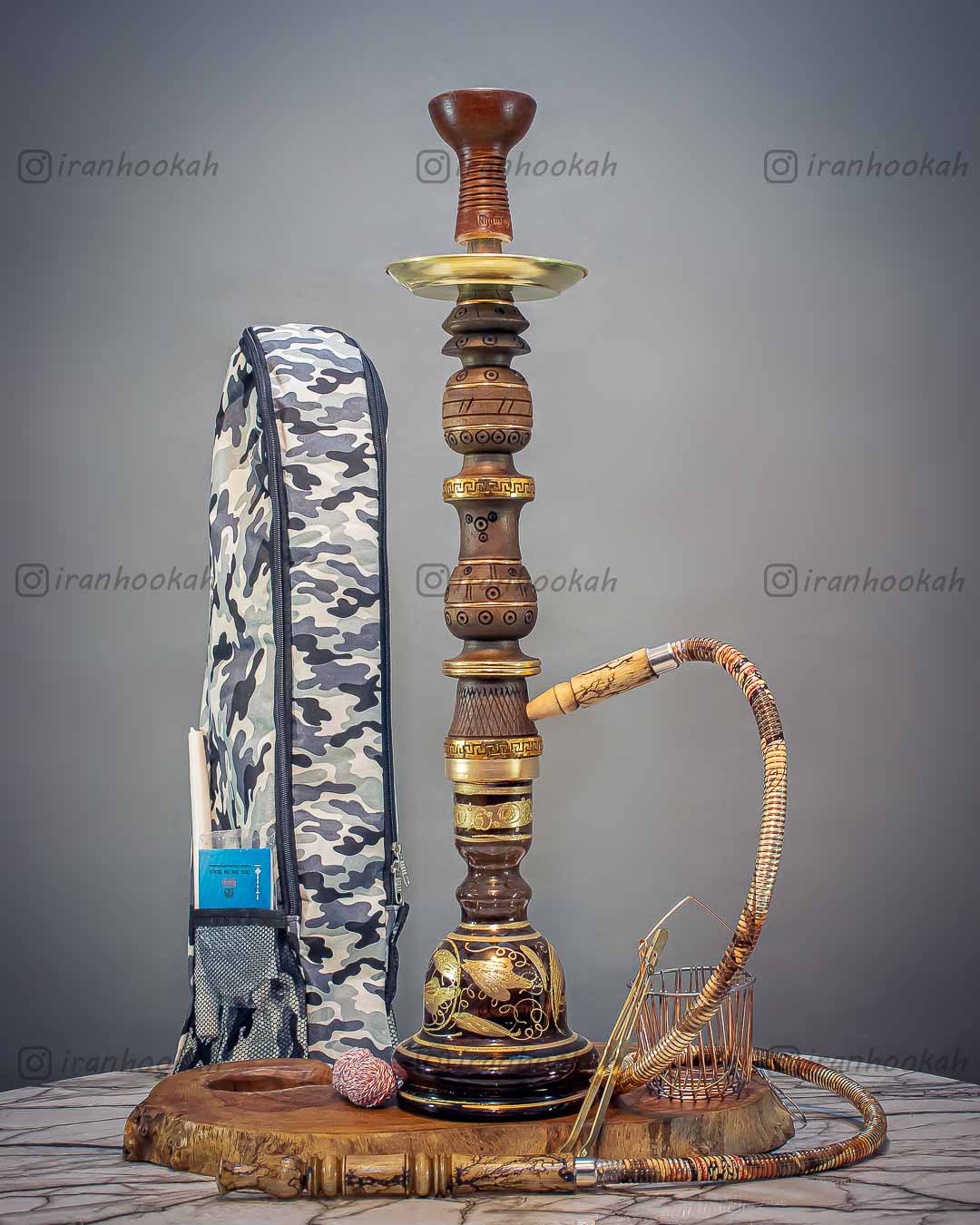  قیمت خرید تنه قلیان چوبی عکس قلیون چوبی فروش قلیان چوبی 