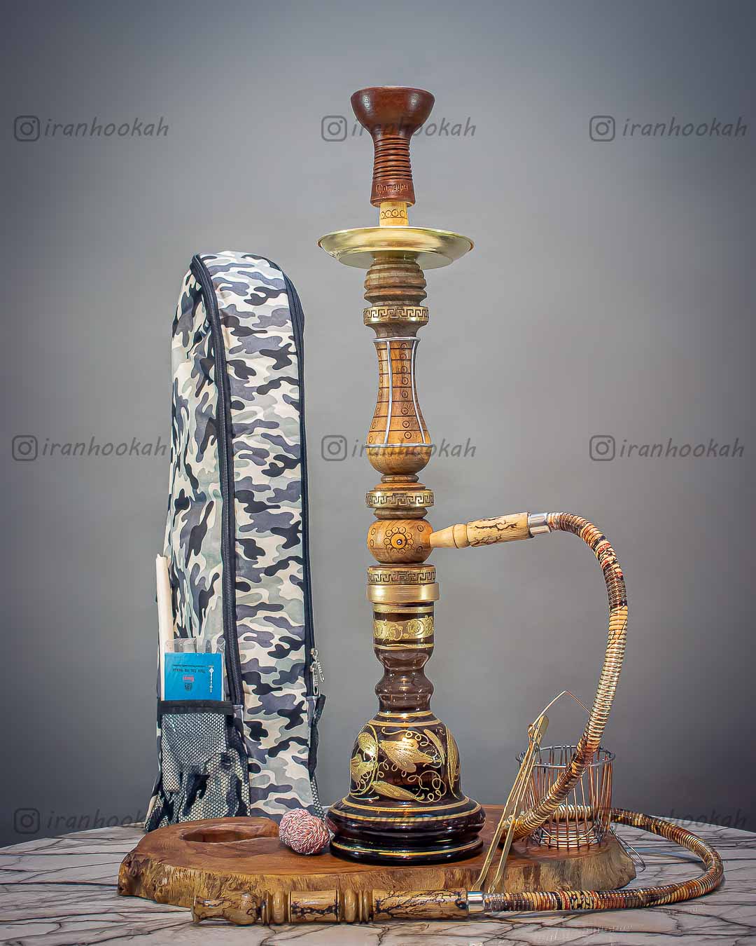  قیمت خرید تنه قلیان چوبی عکس قلیون چوبی فروش قلیان چوبی 