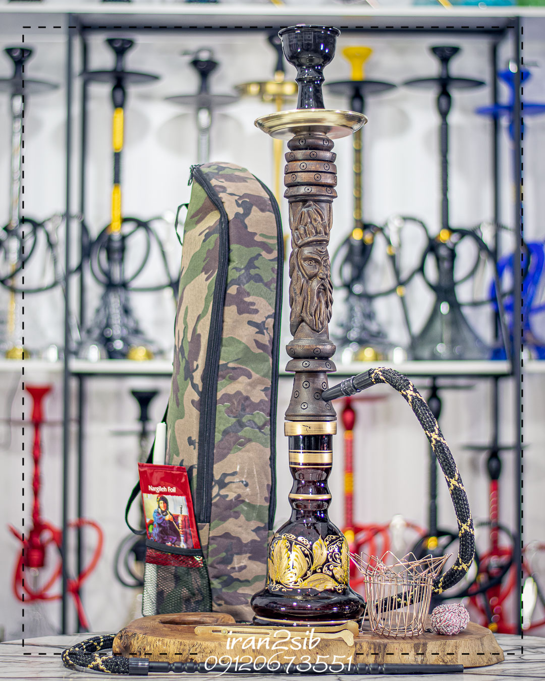  قیمت خرید تنه قلیان چوبی عکس قلیون چوبی فروش قلیان چوبی 